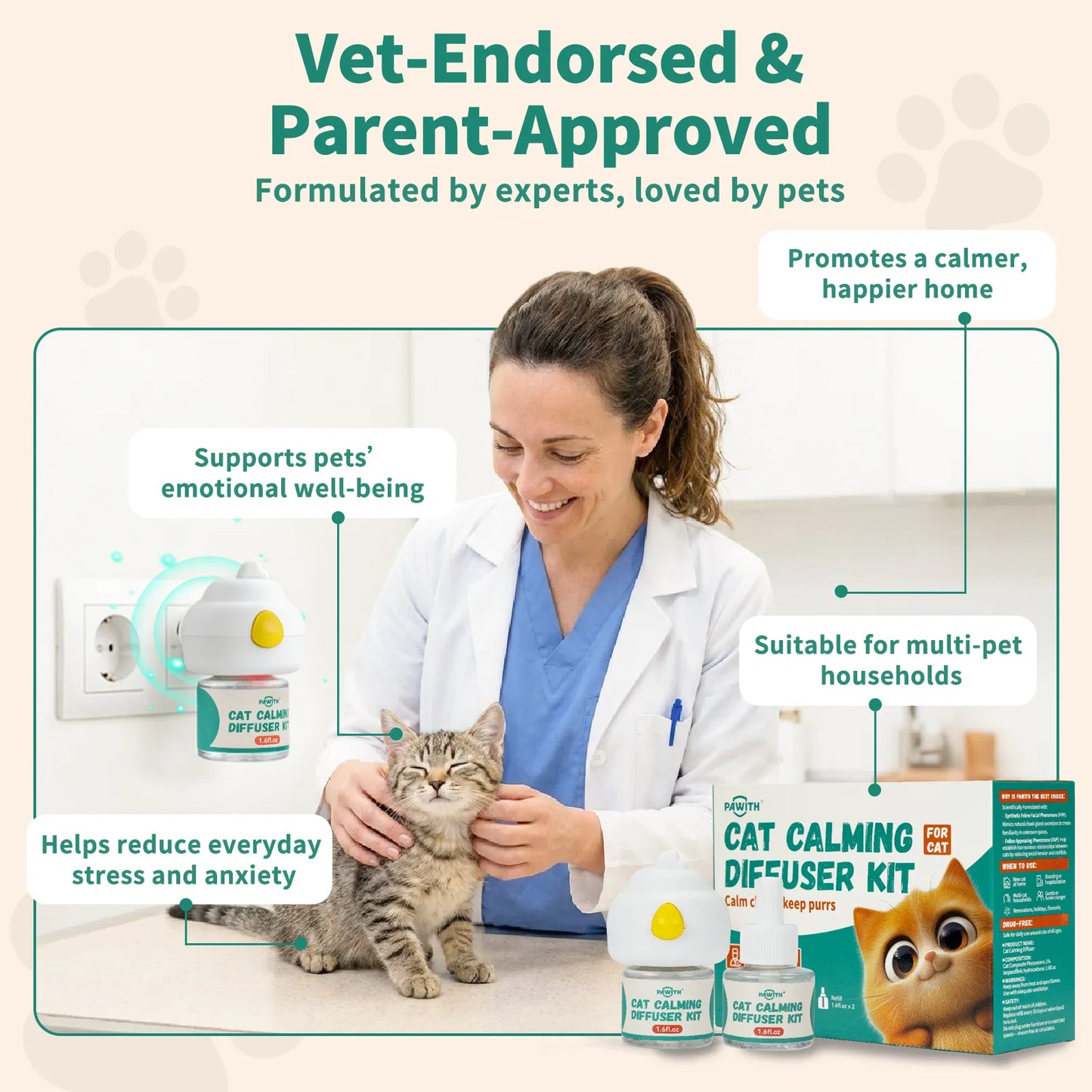 Cat Calming Diffuser Kit