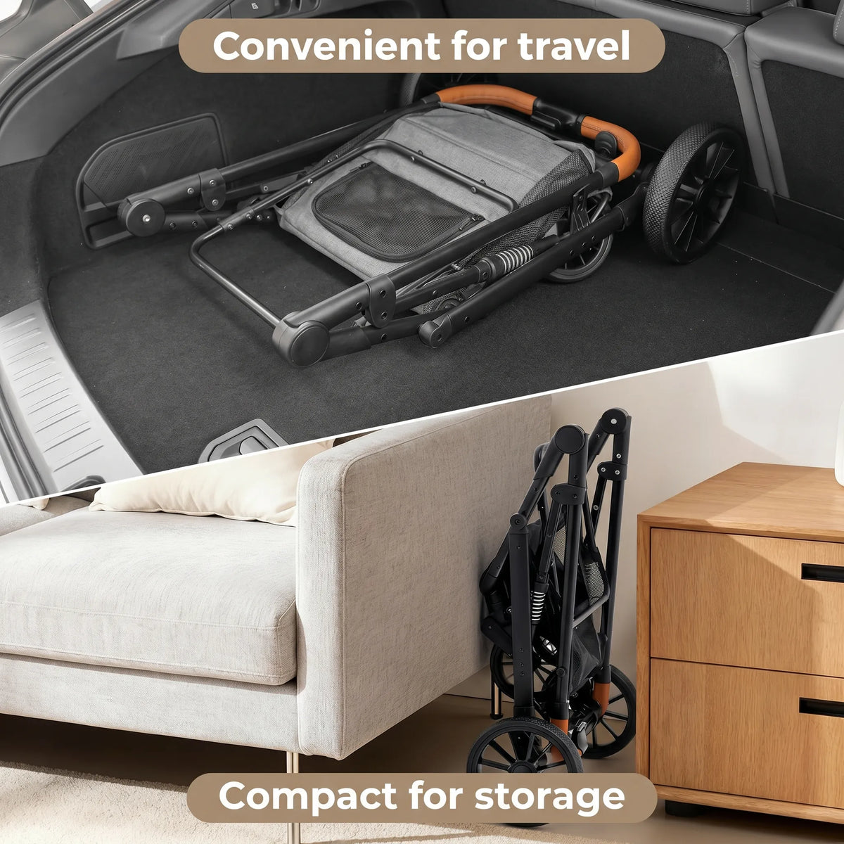 Pet Stroller for Dogs & Cats
