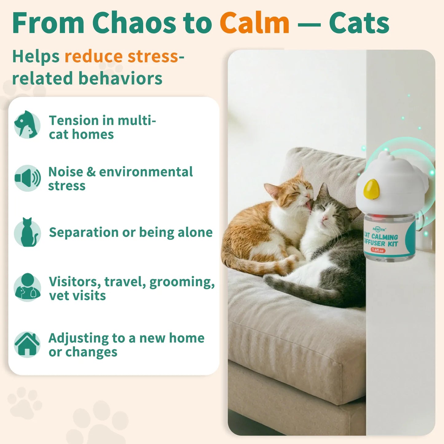 Cat Calming Diffuser Kit