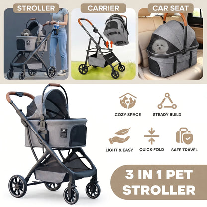 Pet Stroller for Dogs & Cats