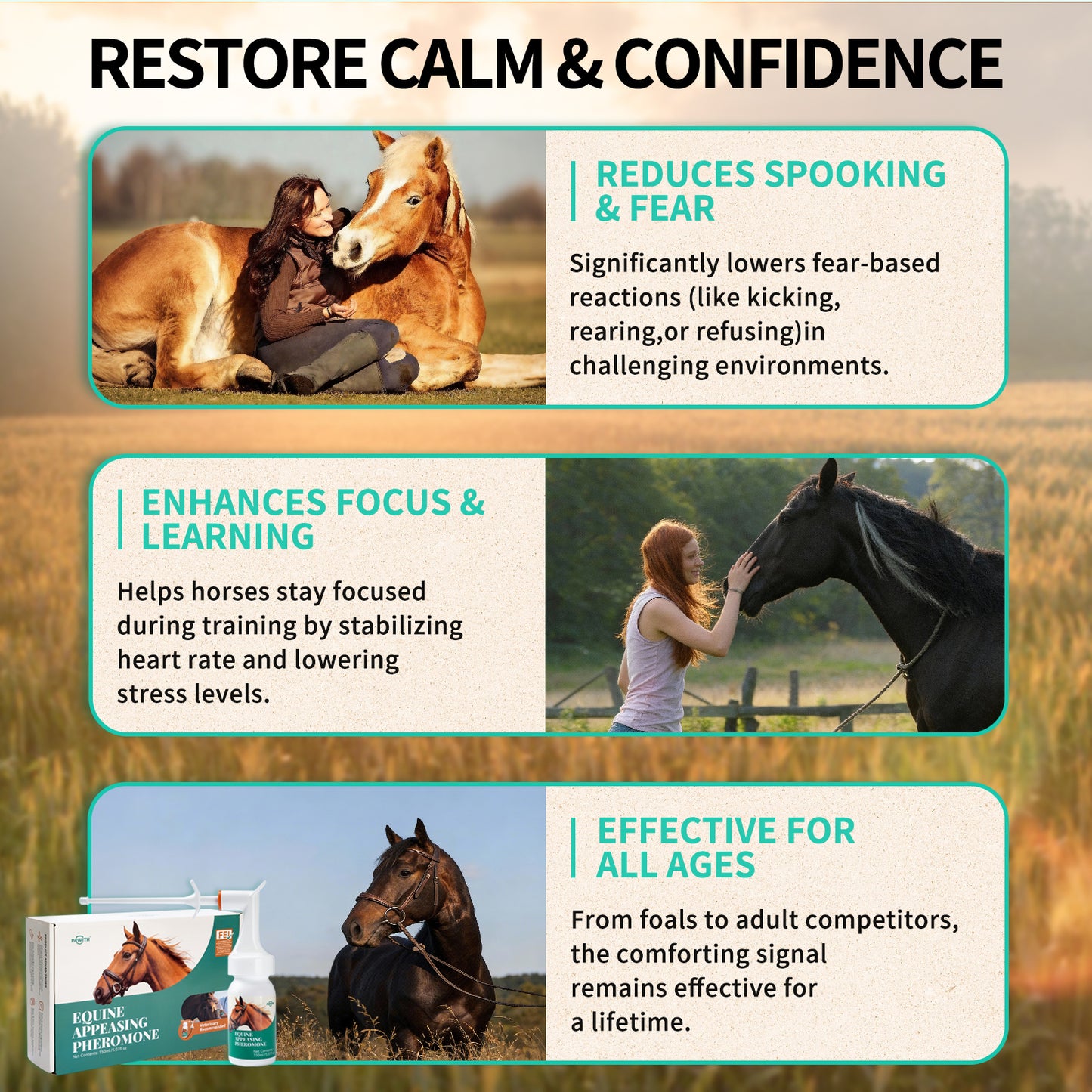 Equine Appeasing Pheromone