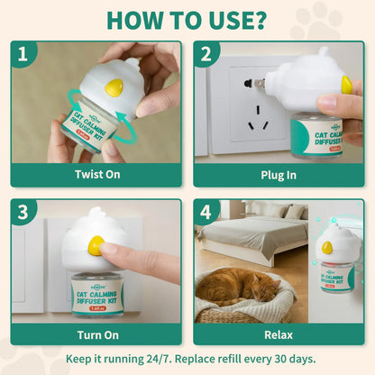 Cat Calming Diffuser Kit