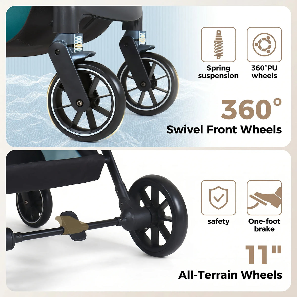 Pet Stroller for Dogs & Cats