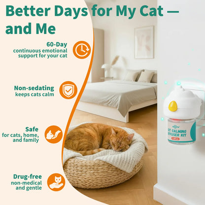 Cat Calming Diffuser Kit