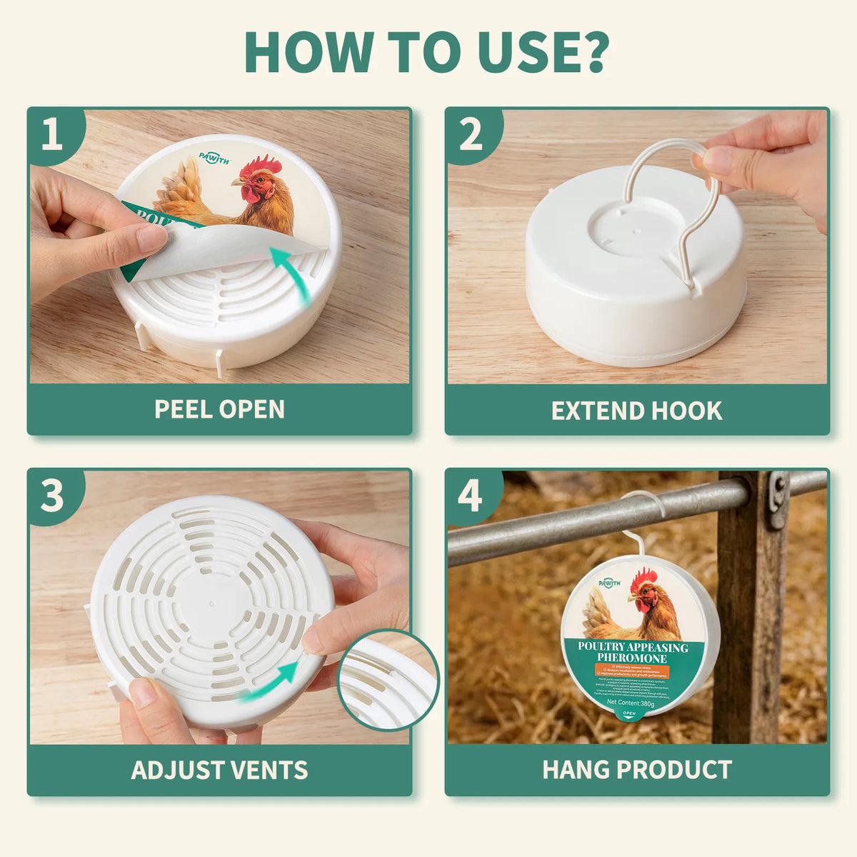 Poultry Appeasing Pheromone