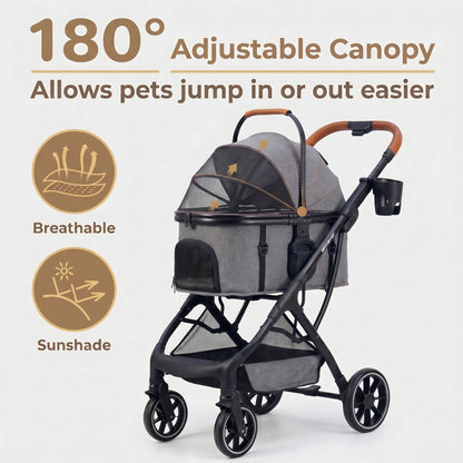 Pet Stroller for Dogs & Cats