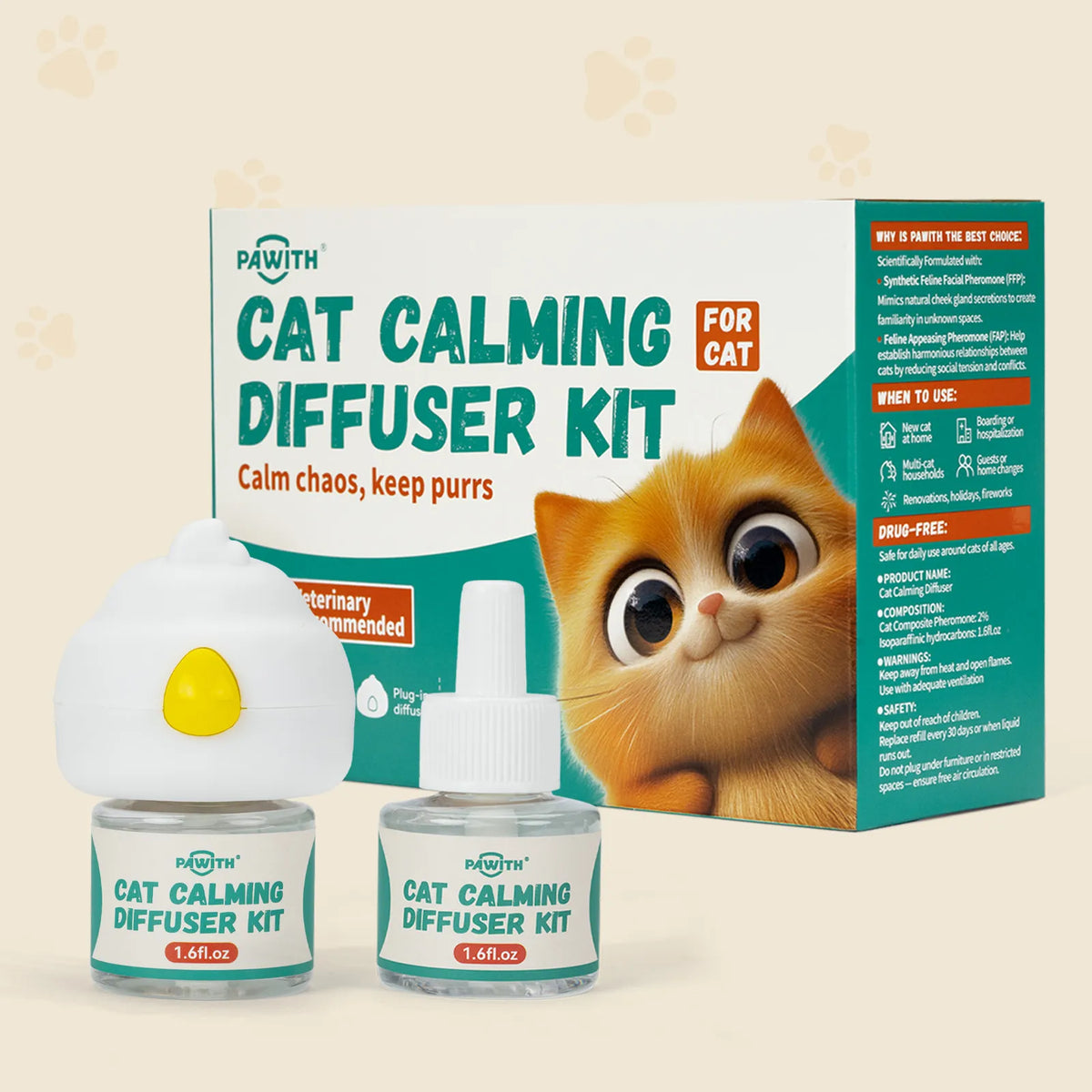 Catit Diffuser Cat Calming Diffuser Collection – PAWITH